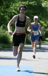 Eva Zller beim Brgerpark-Triathlon 2006